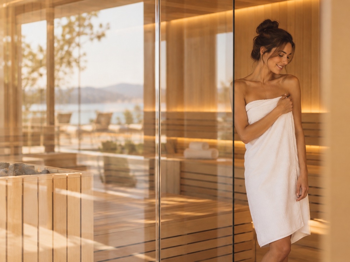 Spa MSpa instalado num terraço exterior