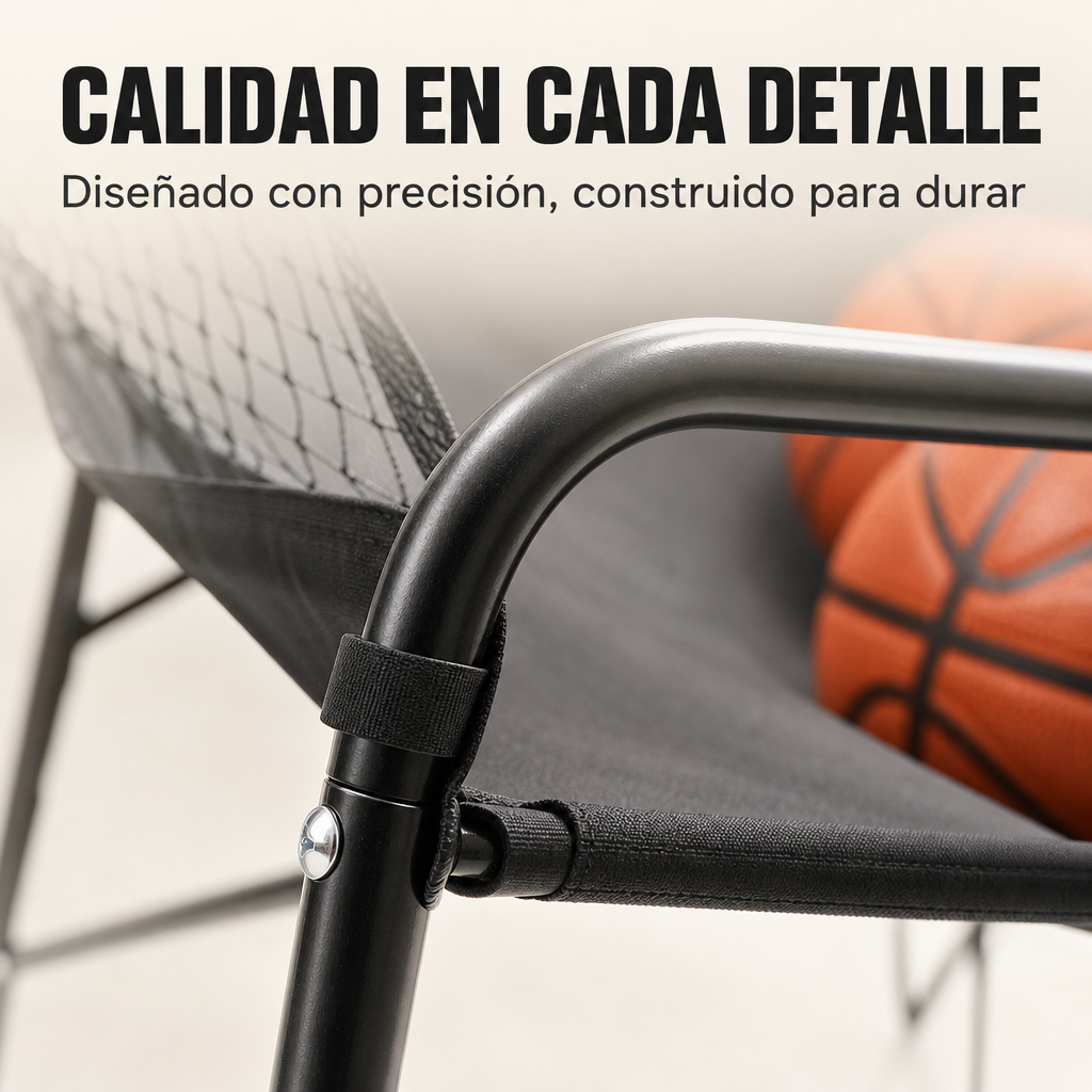Canasta Doble Arcade Infantil Plegable con Marcador Electrónico