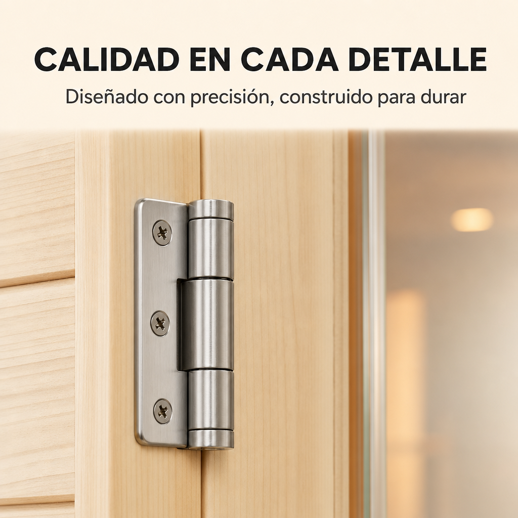 Infrarot-Sauna aus massivem Holz für eine Person mit 4 Paneelen und digitaler Steuerung