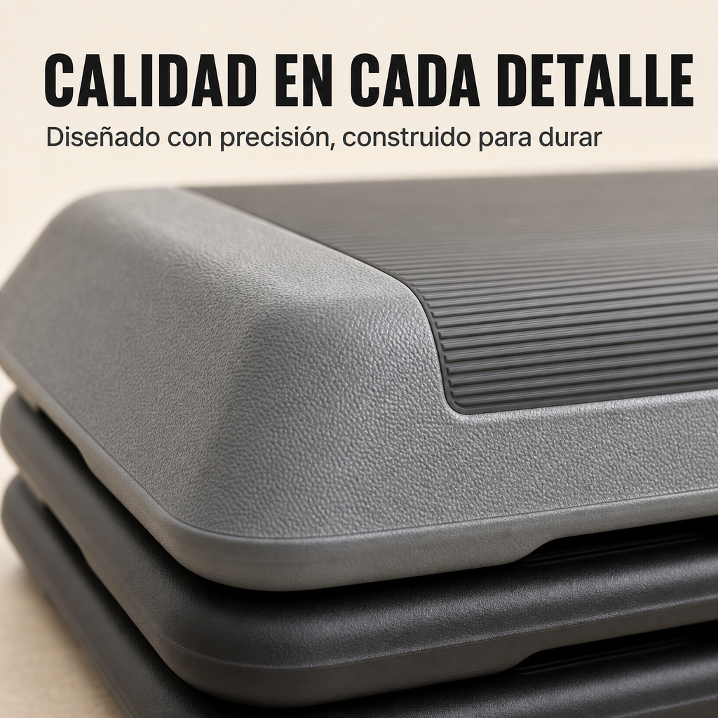 Banco Step Aeróbico Ajustable Antideslizante