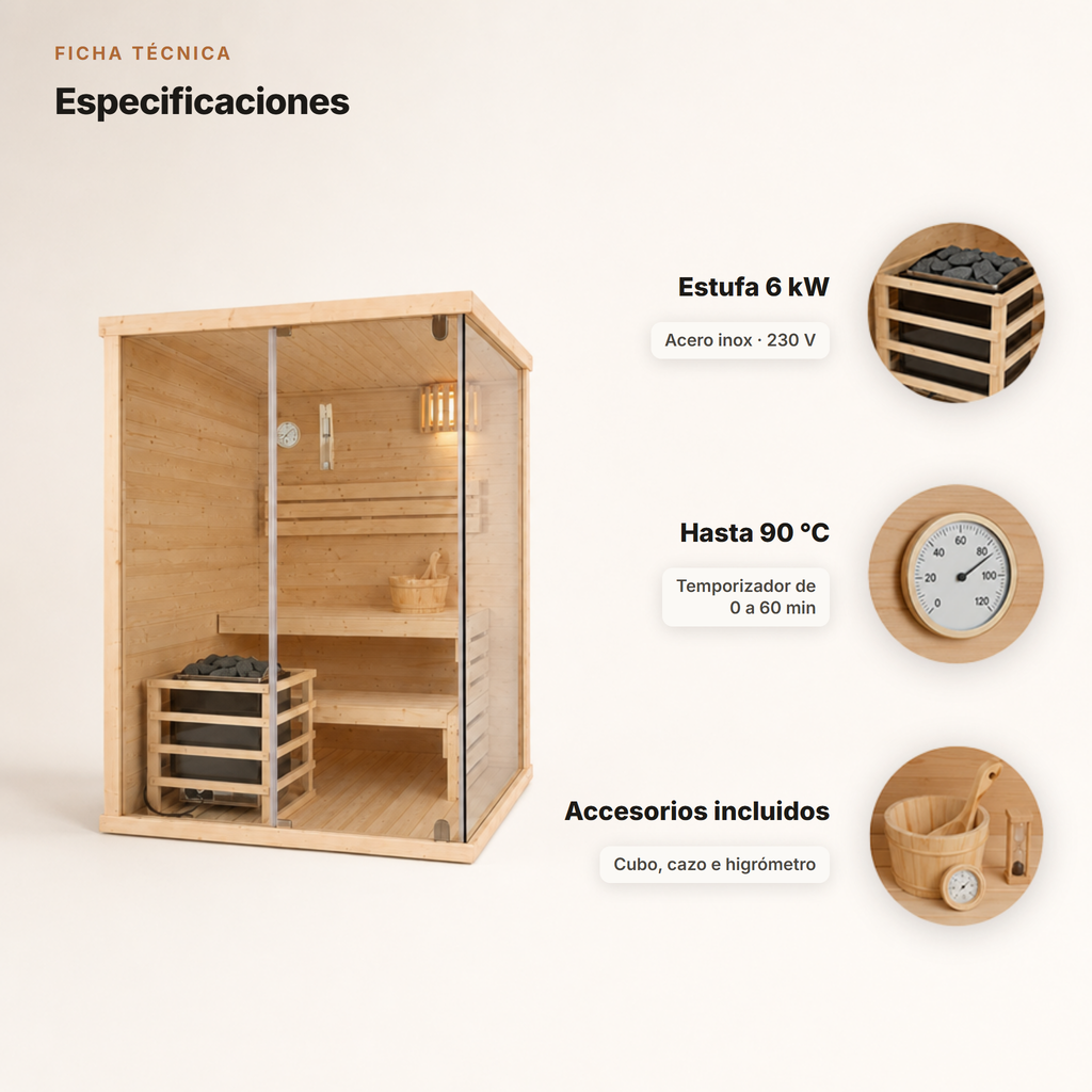 sauna 1 persona