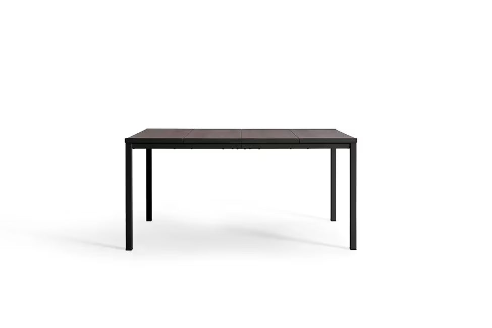 Keter - Außen-Esstisch Porto 160 schwarz/dunkles Holz