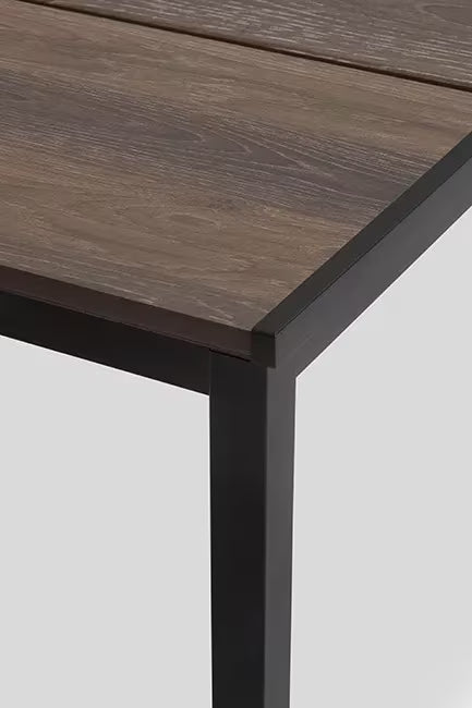 Keter - Außen-Esstisch Porto 160 schwarz/dunkles Holz