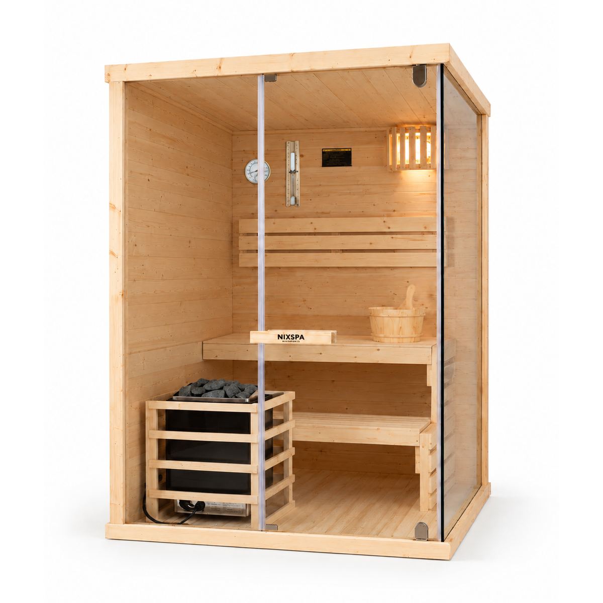 Finse sauna voor thuis voor 2-3 personen