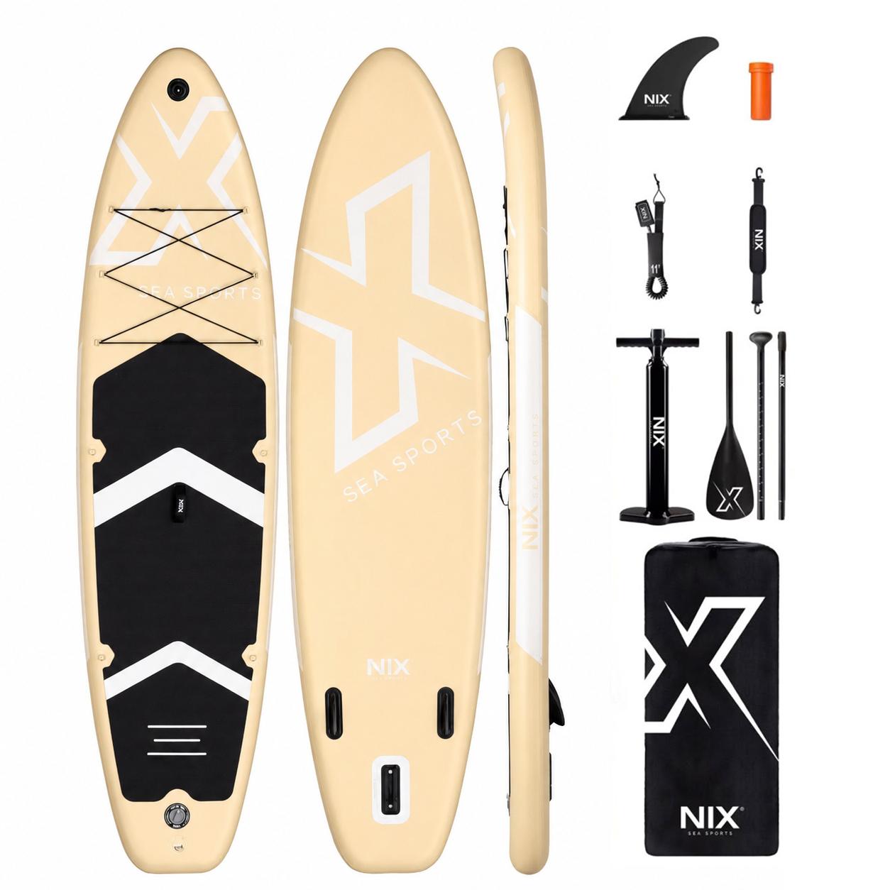 Tabla Paddle Surf Hinchable 11" 335x84x15 cm 159 kg amarilla con accesorios