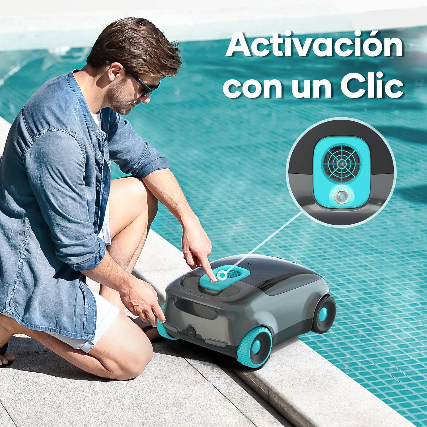 Aiper Scuba E1 Robot Limpiafondos de piscina de batería sin cable - BricoandPool