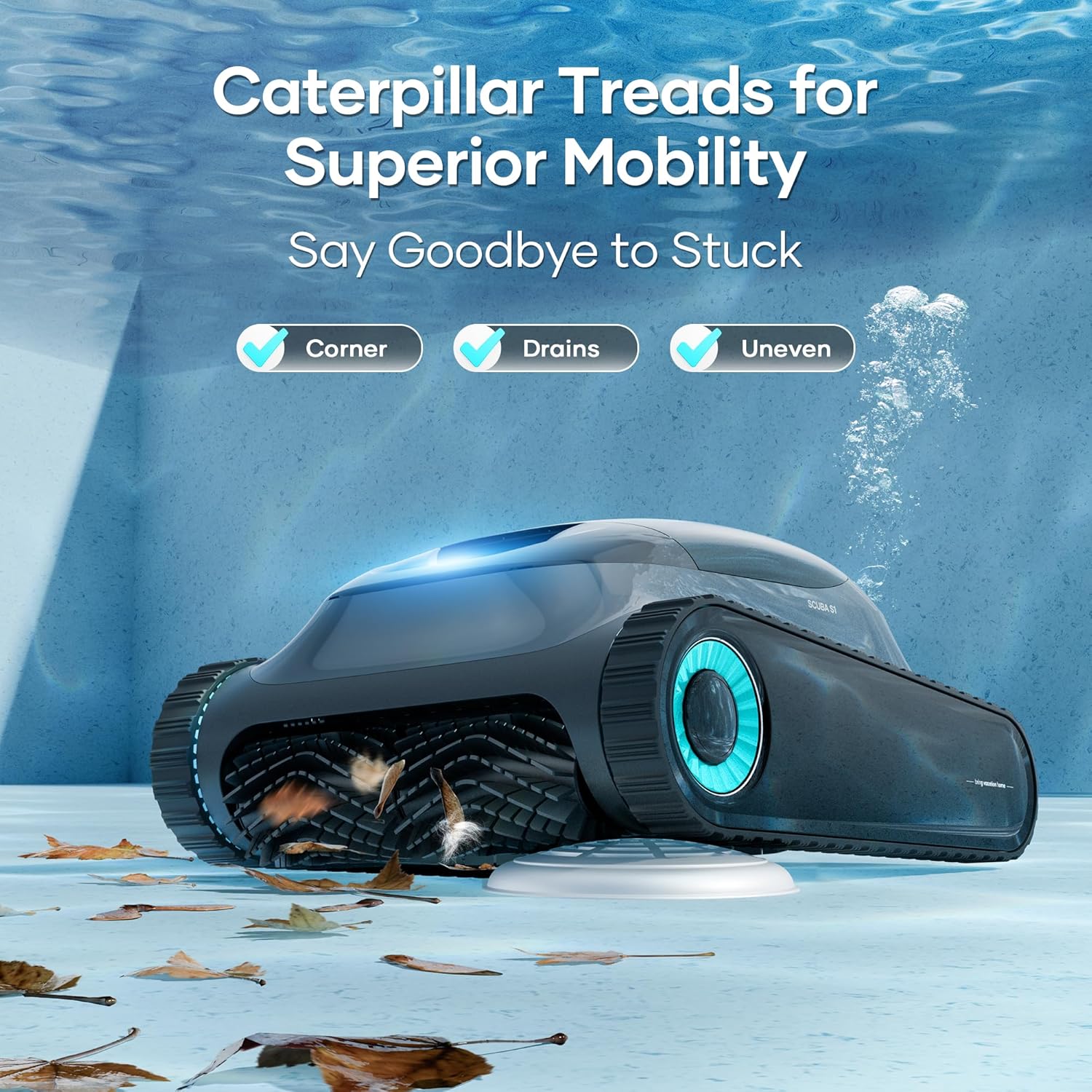 Aiper Scuba S1 Robot Limpiafondos de piscina de batería sin cable - BricoandPool