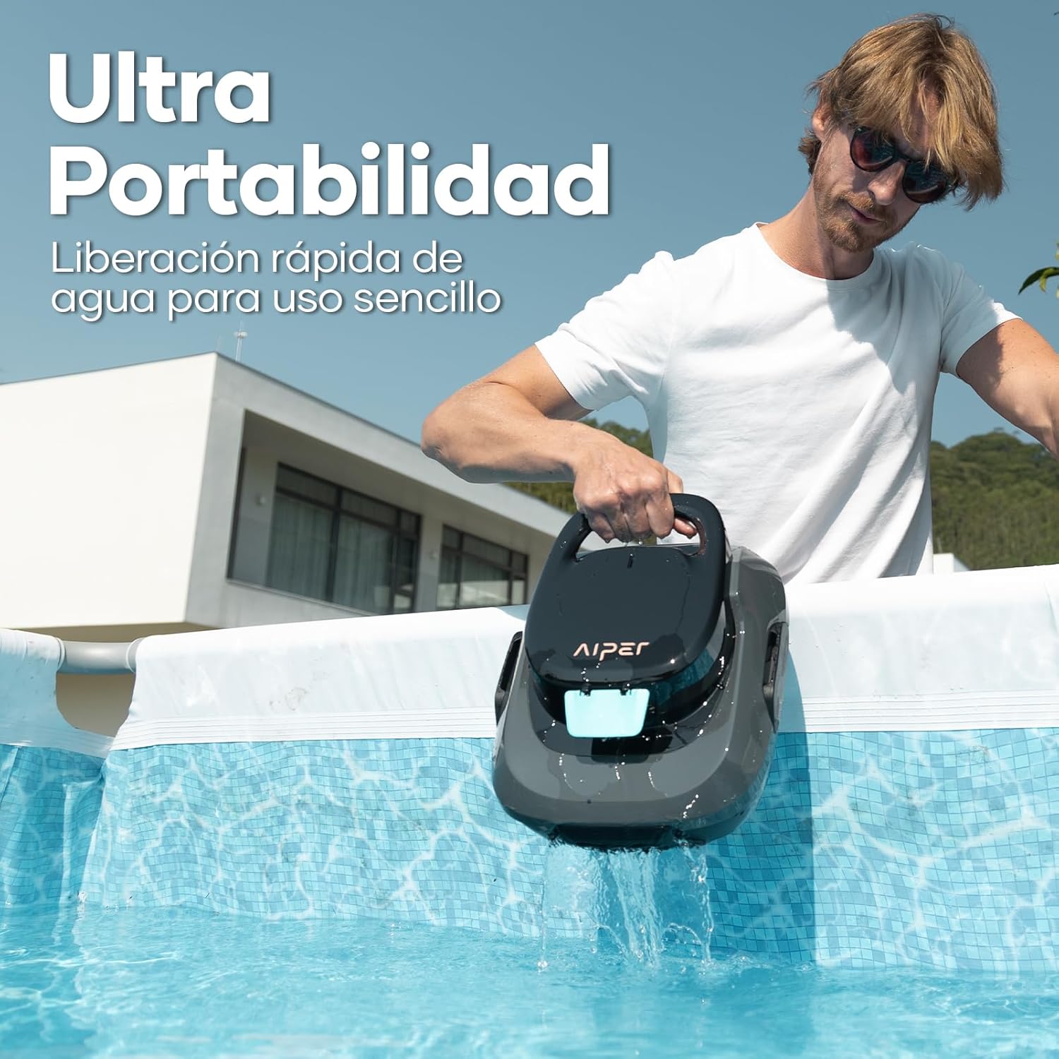 Aiper Scuba SE Robot Limpiafondos de piscina de batería sin cable - BricoandPool