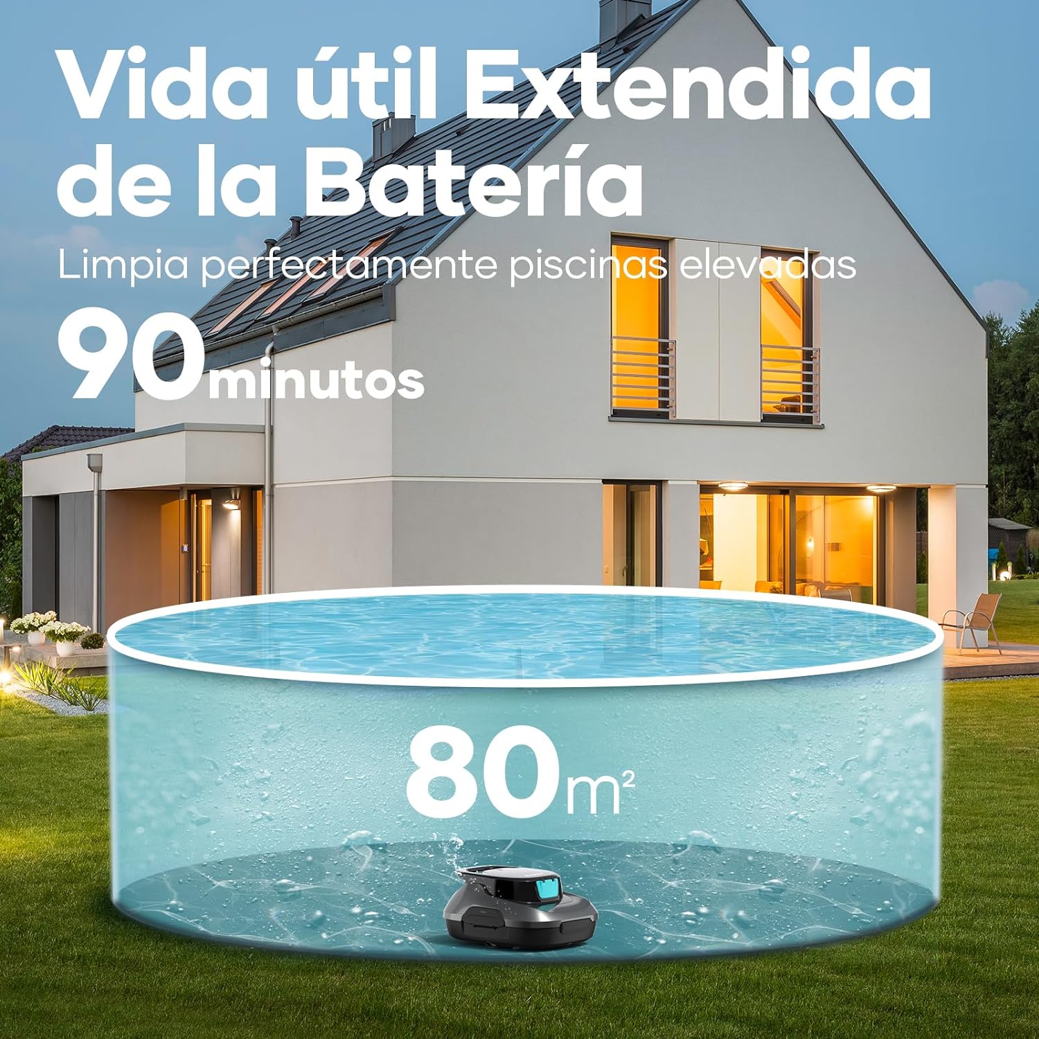 Aiper Scuba SE Robot Limpiafondos de piscina de batería sin cable - BricoandPool