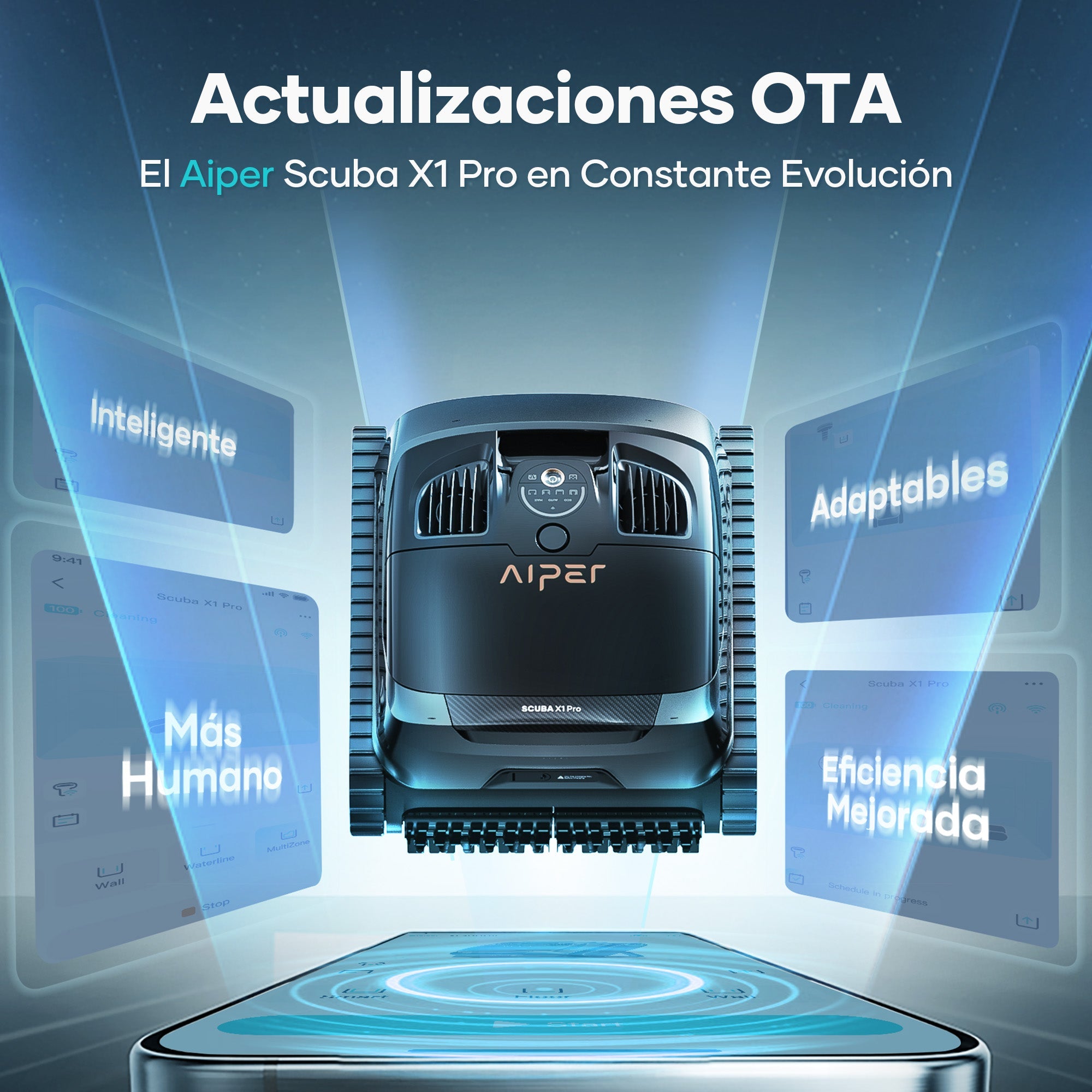 Aiper X1 Pro Robot Limpiafondos de piscina de batería sin cable - BricoandPool