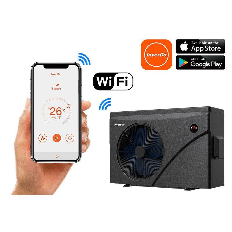 Aquark - Bomba de calor de piscina inverter Inver Boy Wifi - BricoandPool