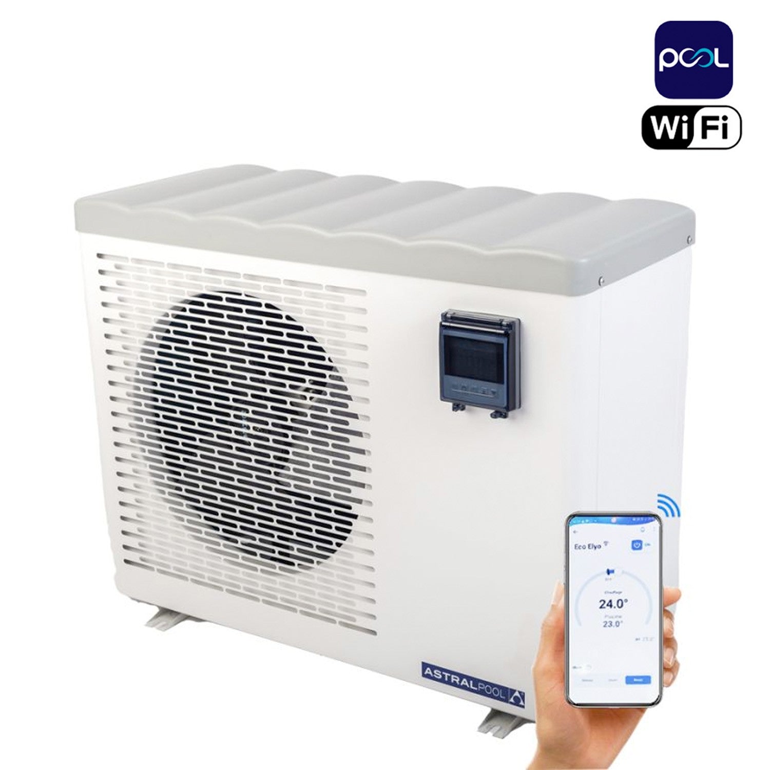 Astralpool - Bomba de calor de piscina Eco Elyo Wifi - BricoandPool