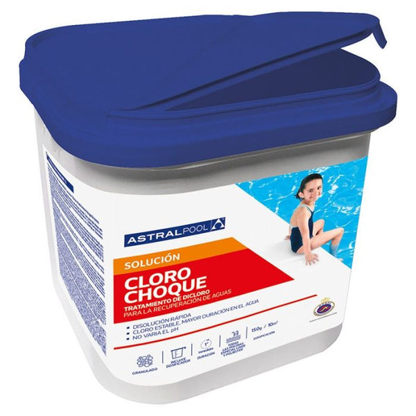 Astralpool – Gegranuleerd shockchloor voor zwembad