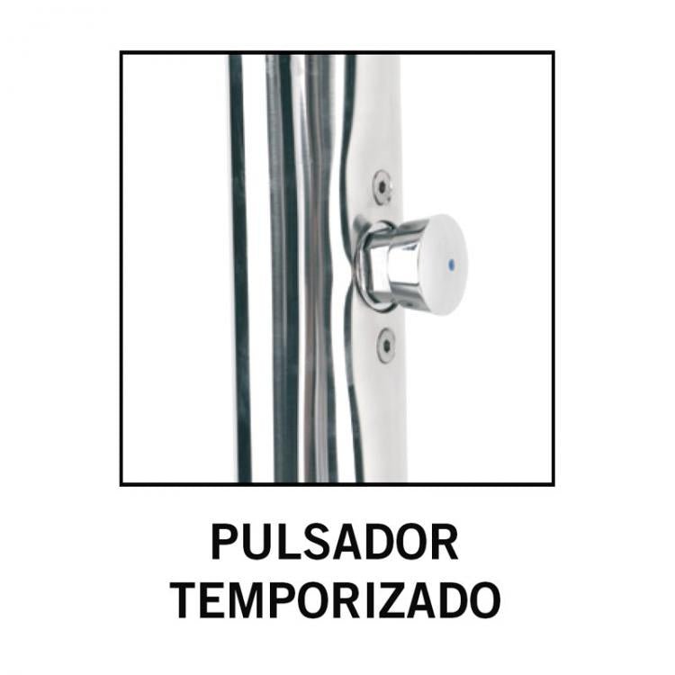 Astralpool - Ducha con rociador y pulsador temporizado - BricoandPool