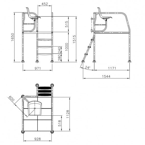 AstralPool - Silla Socorrista H - 1000 Multiusos 15674 - BricoandPool