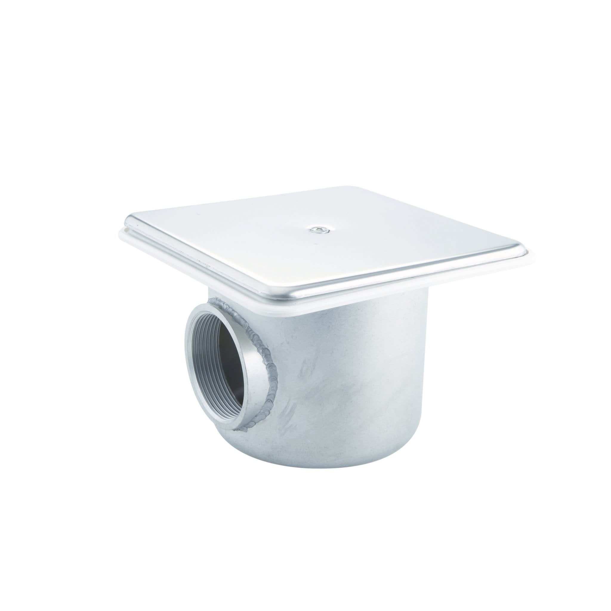Astralpool - Sumidero tapa cuadrada inox salida 2" - BricoandPool