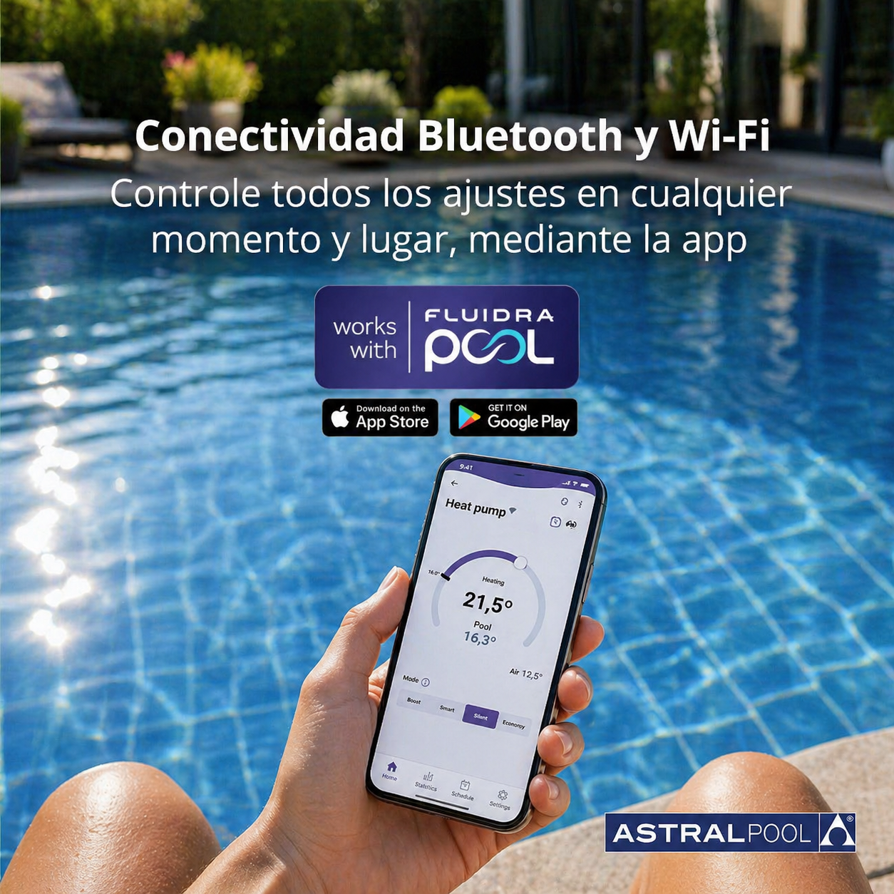AstralPool Eco Elyo WiFi Pompa di calore per piscina