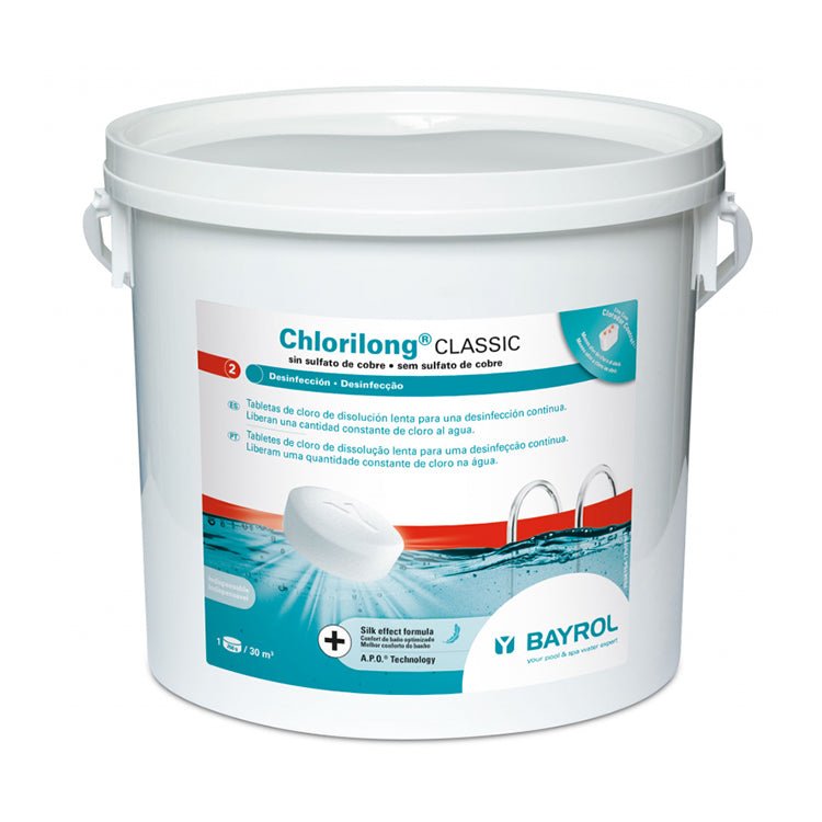 Bayrol - Chlorilong classic pastillas de cloro multifunción 250 g 5 Kg - BricoandPool