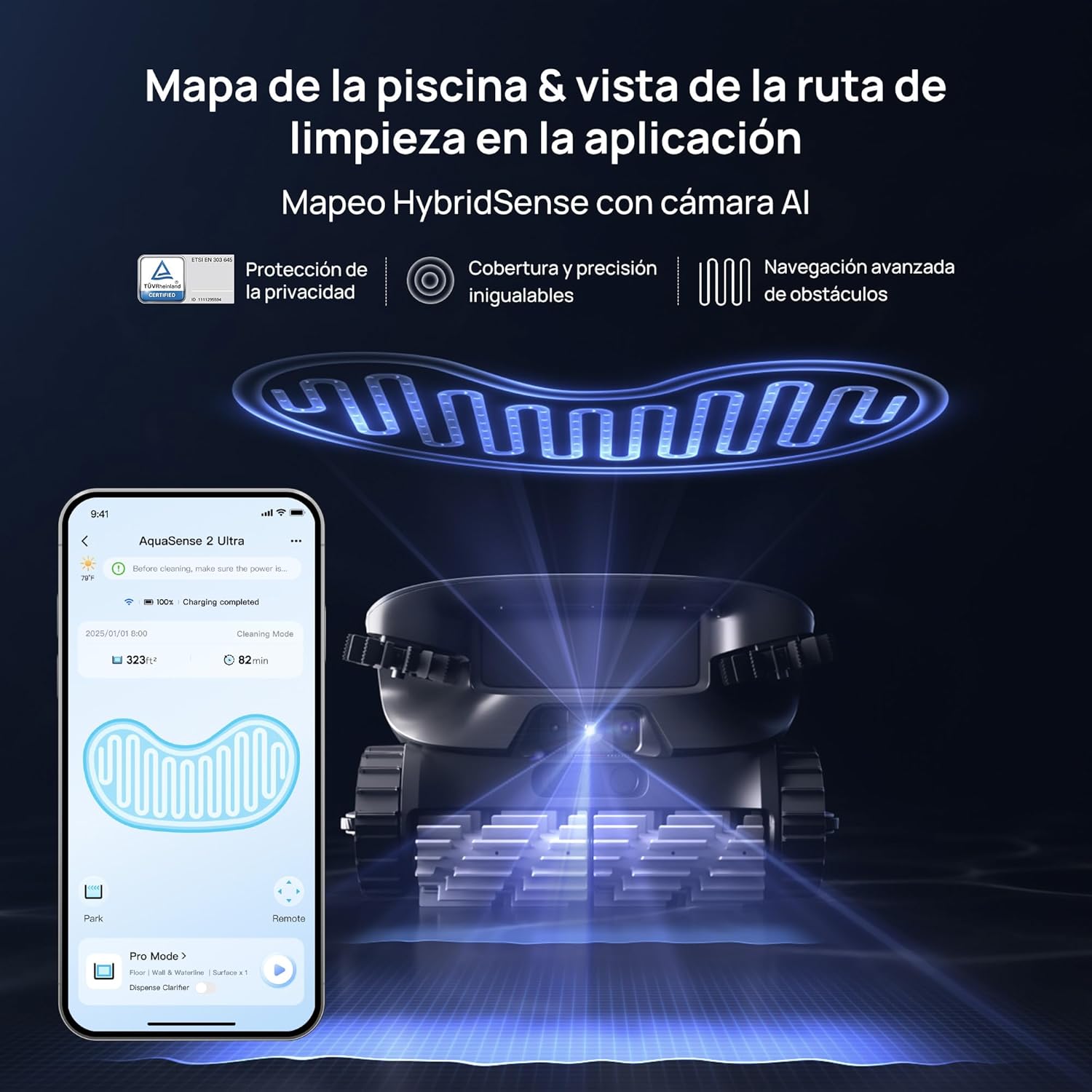 Beatbot - Robot limpiafondos de piscina AquaSense 2 Ultra - BricoandPool
