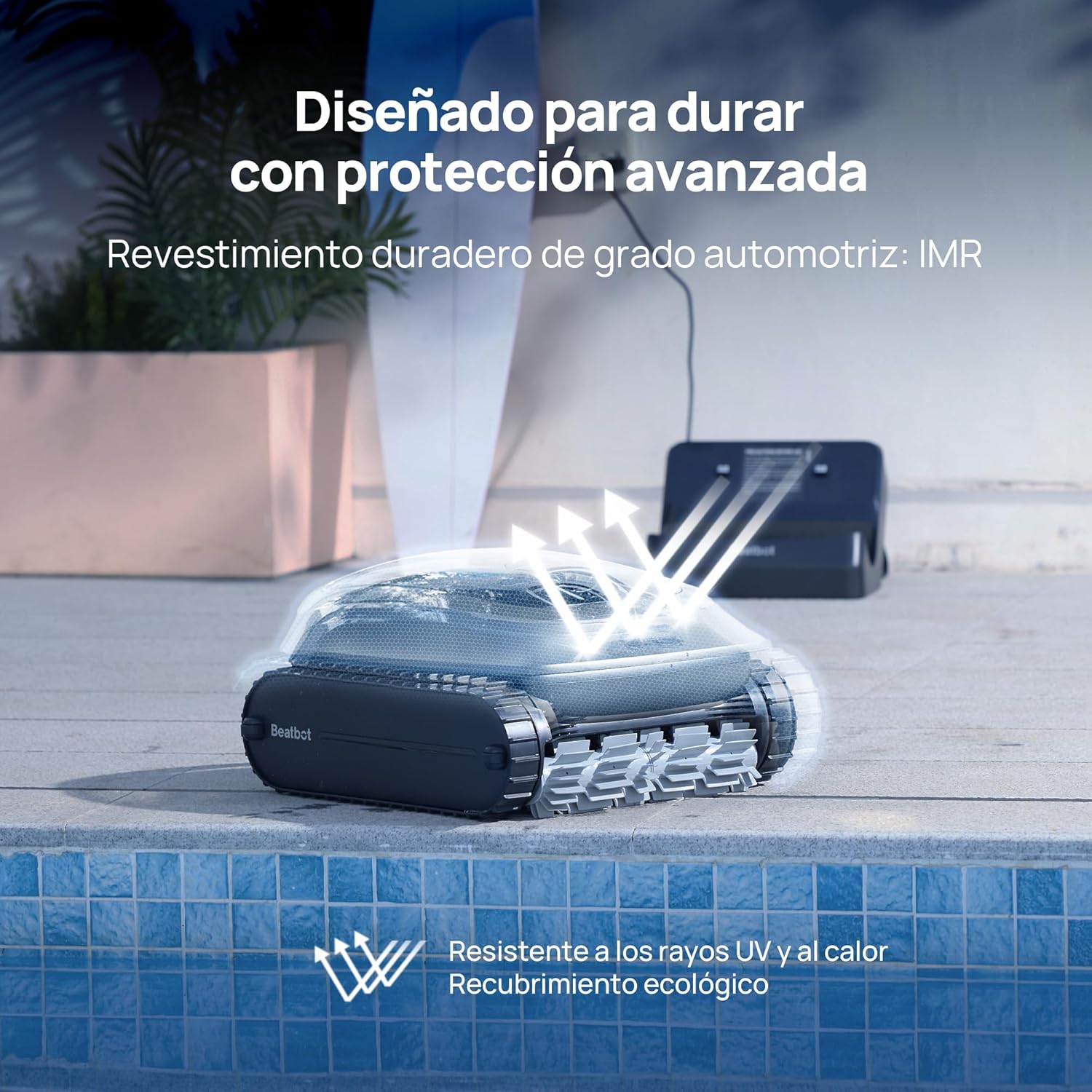 Beatbot - Robot limpiafondos de piscina sin cables AquaSense 2 - BricoandPool