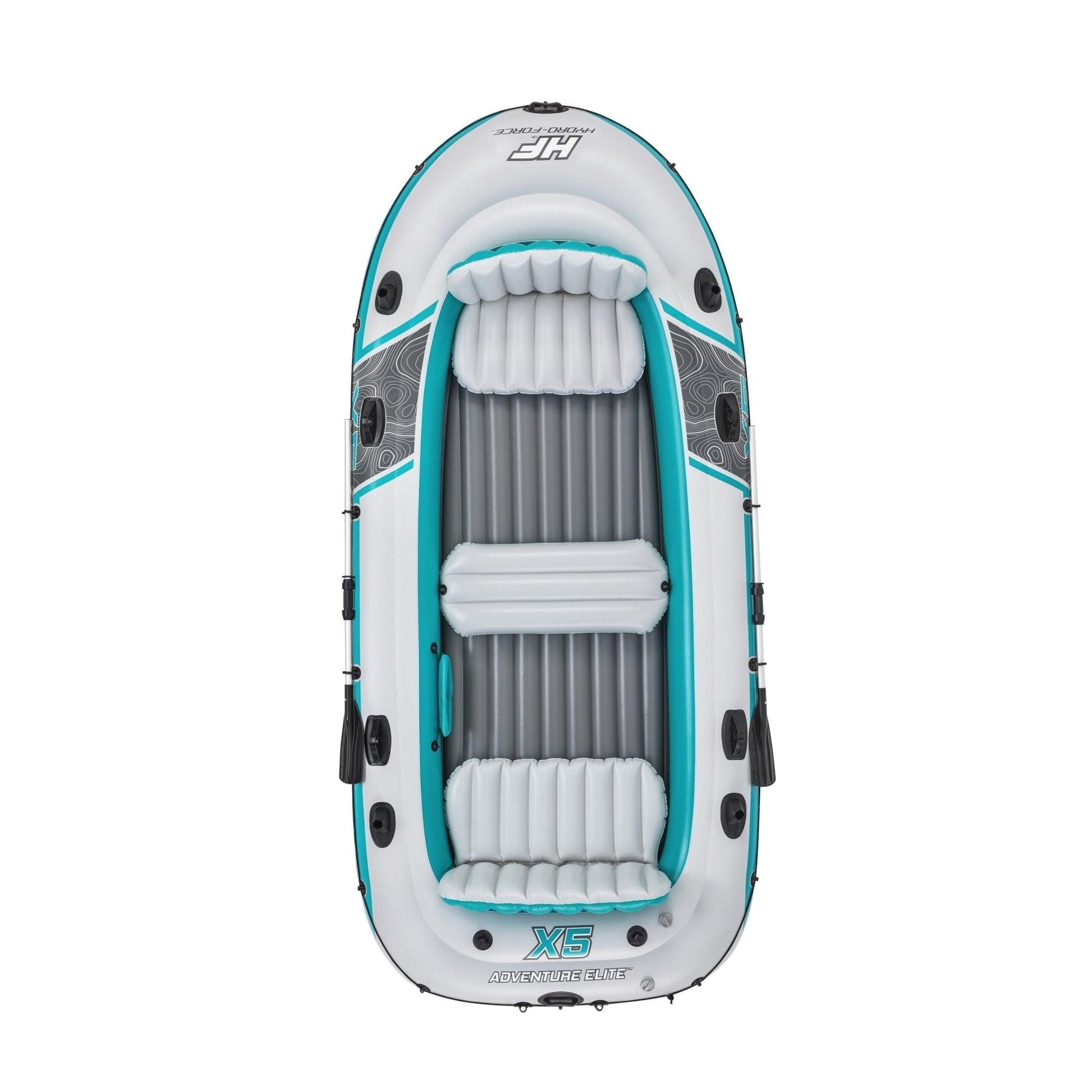 Bestway – Barca hinchable Adventure Elite X5 Raft Set (364 × 166 cm) - BricoandPool