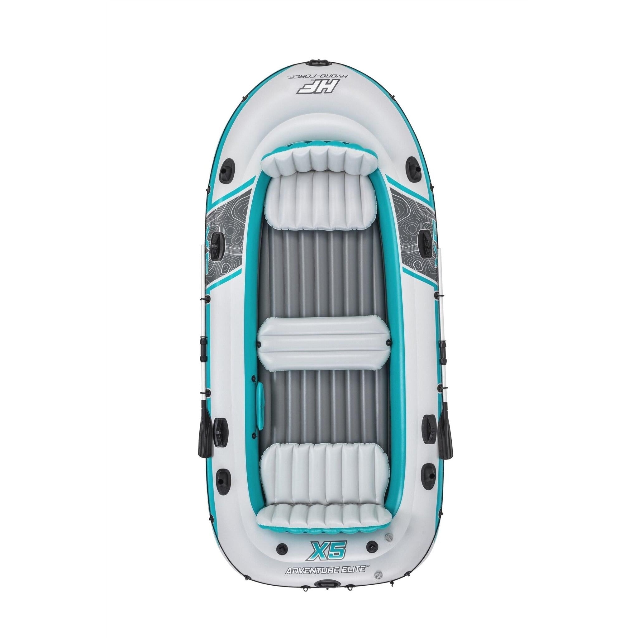 Bestway – Barca hinchable Adventure Elite X5 Raft Set (364 × 166 cm) - BricoandPool