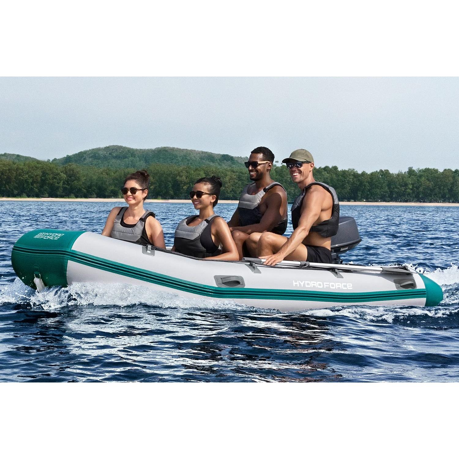 Bestway – Barca hinchable Hydro - Force Mirovia (330 × 162 × 44 cm) - BricoandPool