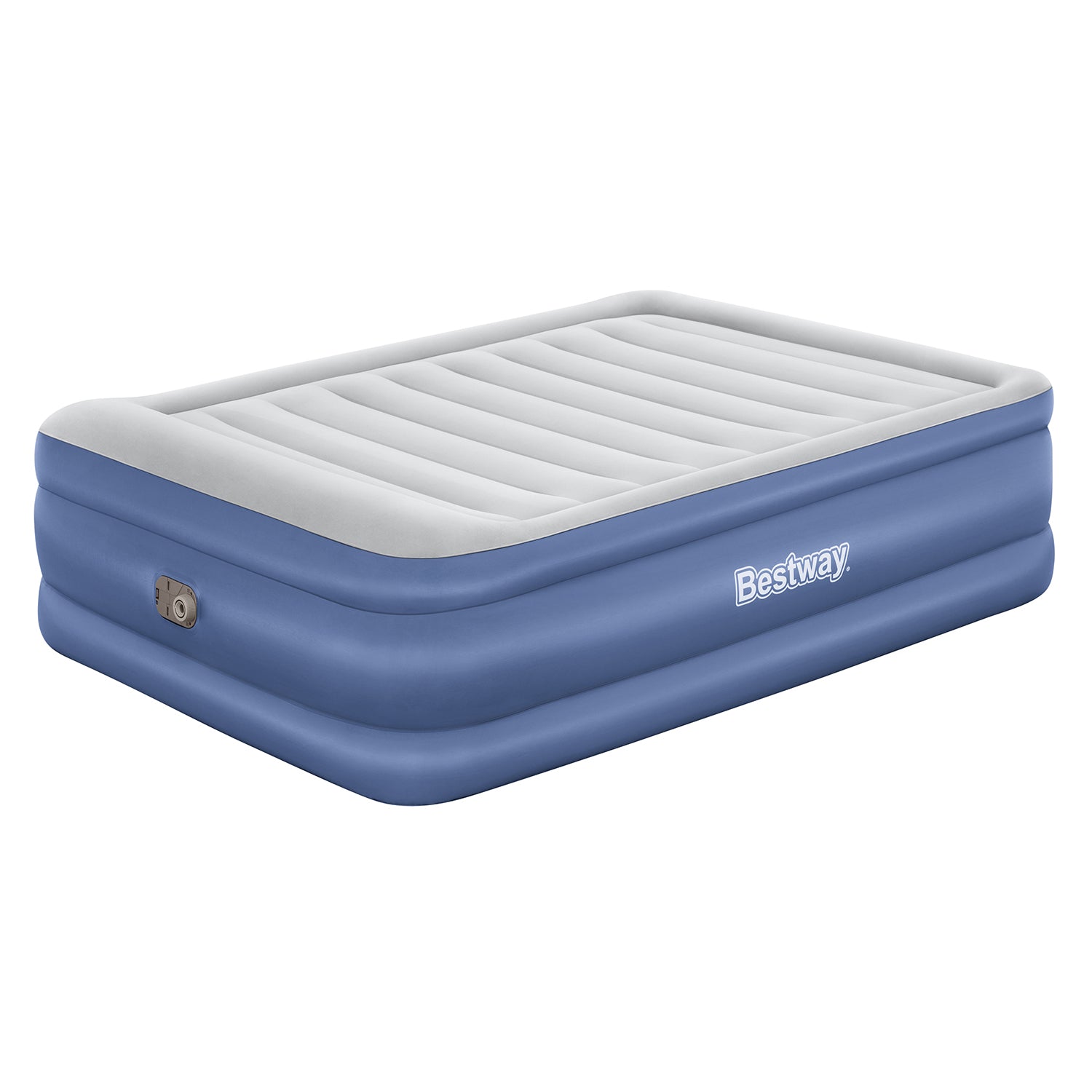 Bestway – Cama hinchable tritech con motor integrado (203 × 152 × 61 cm) - BricoandPool