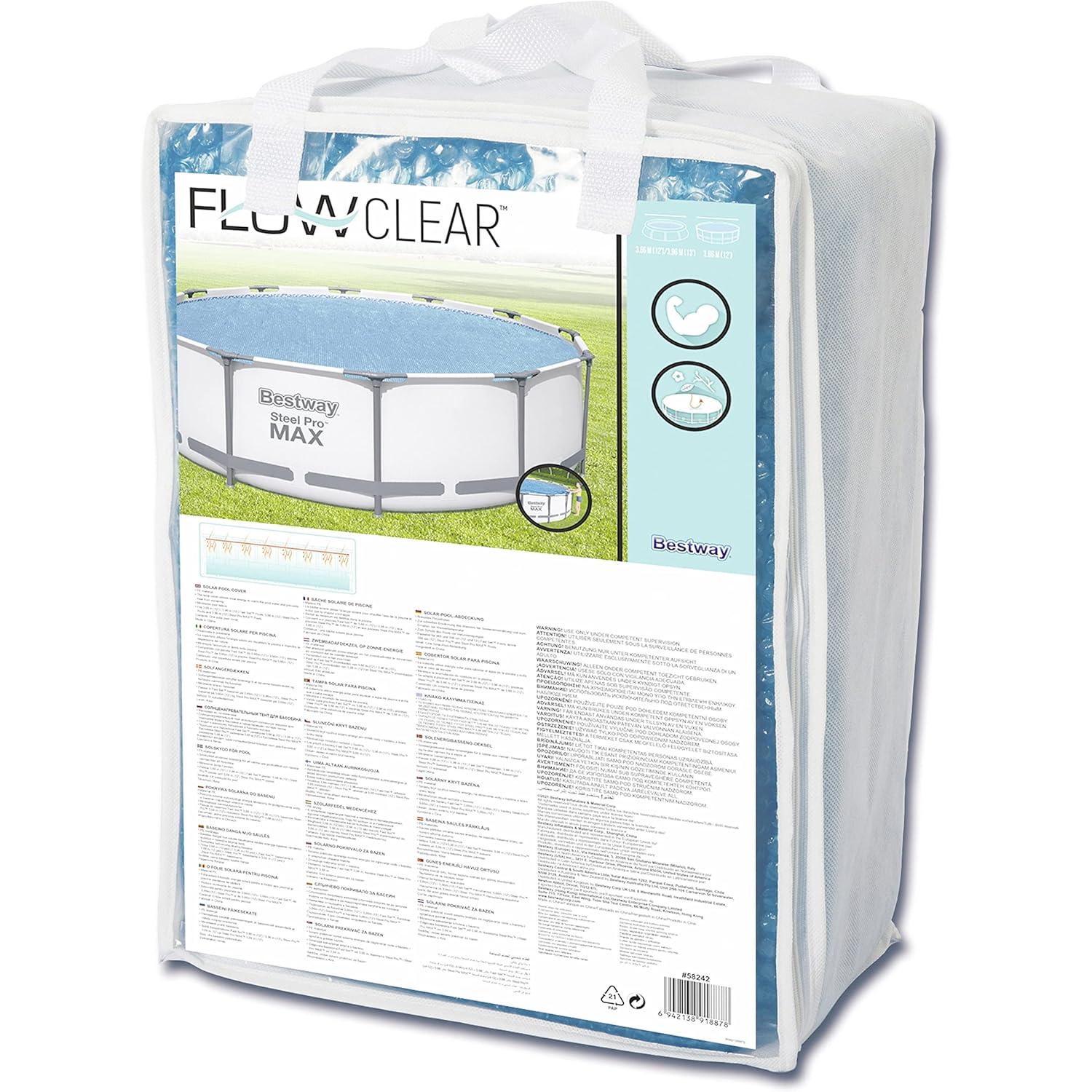 Bestway - Cobertor de verano circular para piscina desmontable - BricoandPool