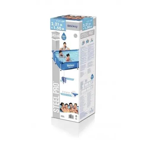 Bestway – Piscina desmontable Splash Jr. Frame (221 × 150 × 43 cm) - BricoandPool