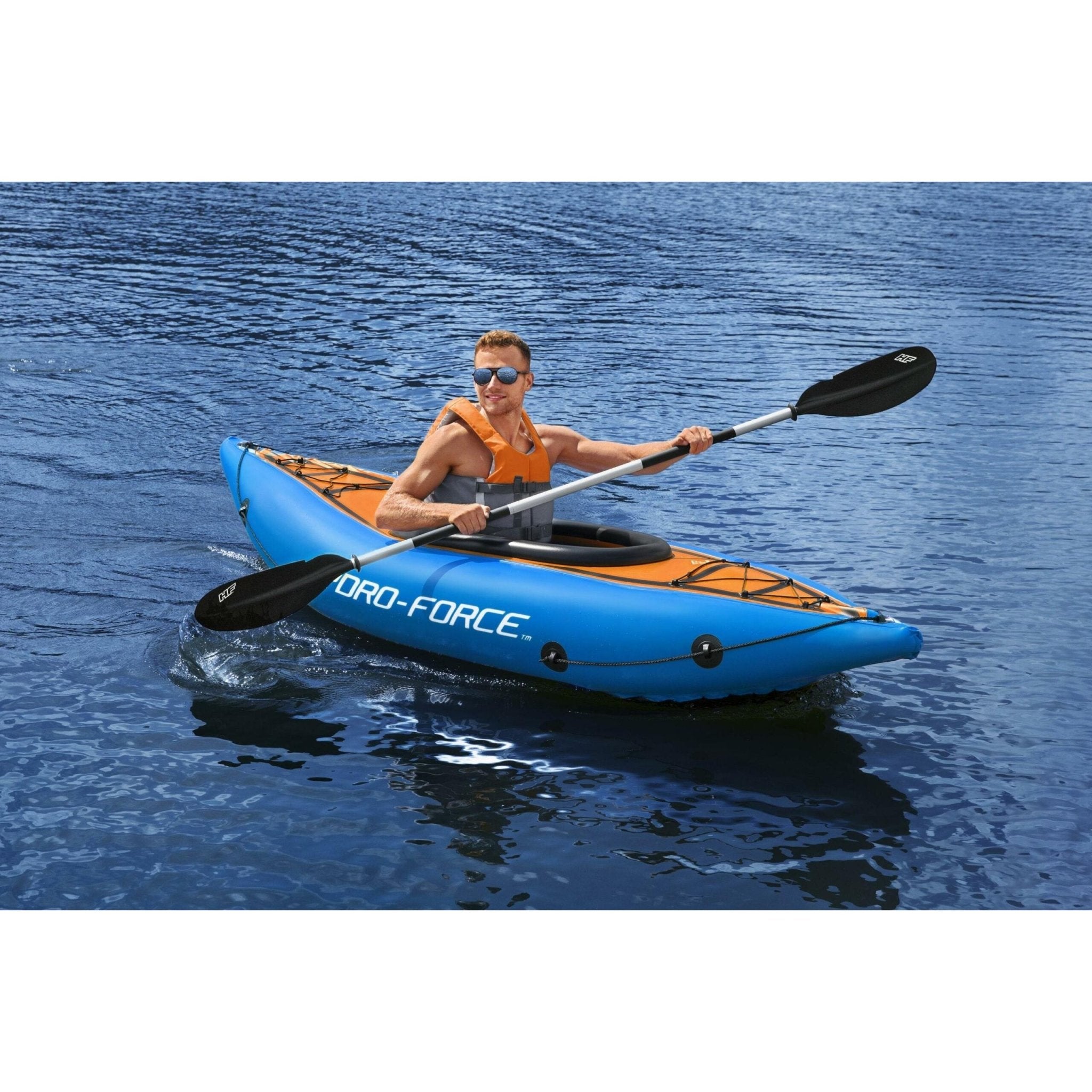 Bestway - Remos HydroForce aluminio ajustable 230 cm negro - BricoandPool