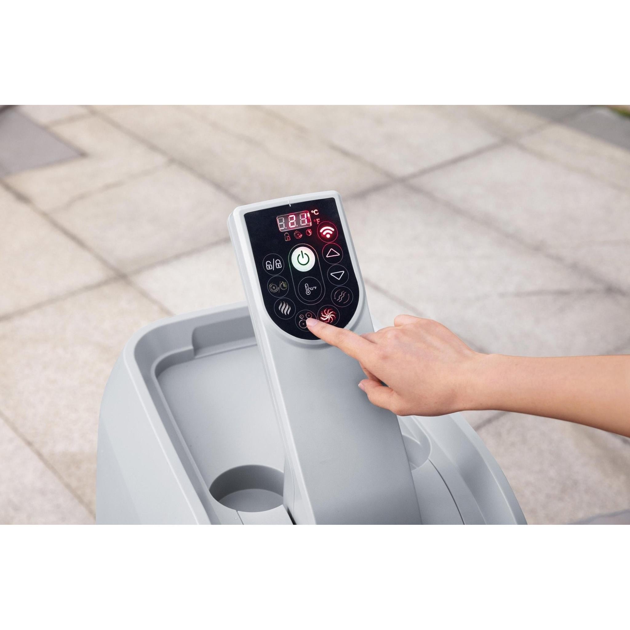 Bestway - Spa hinchable Lay - Z - Spa Santorini Smart AirJet 5 - 7 personas - BricoandPool
