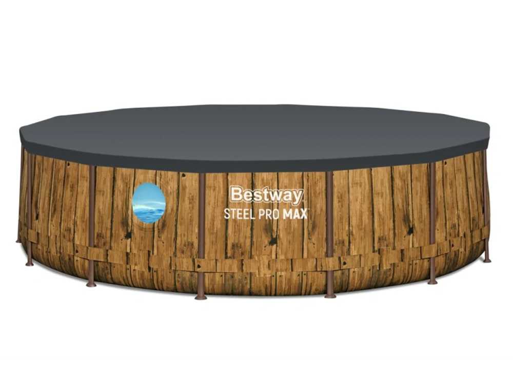Bestway – piscina fuori terra circolare Steel Pro Max (488 × 122 cm)