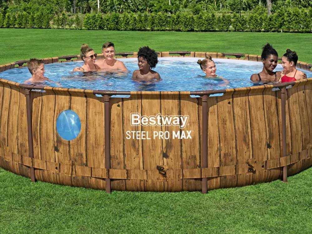 Bestway – piscina fuori terra circolare Steel Pro Max (488 × 122 cm)