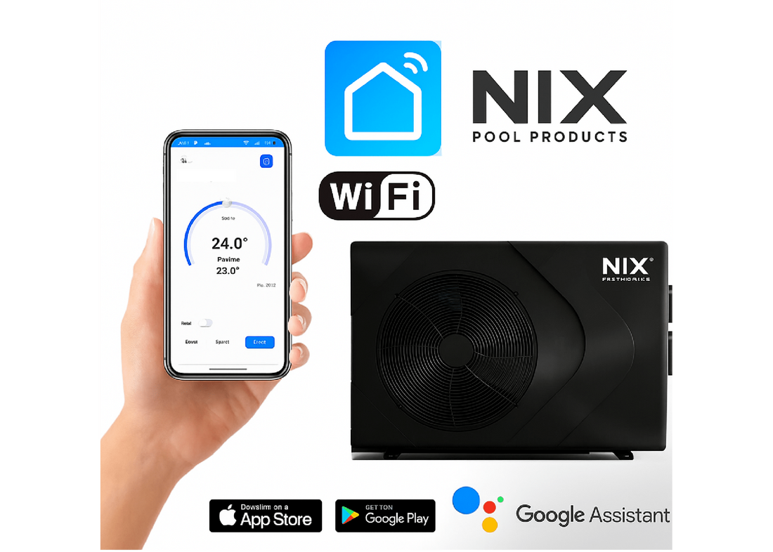 Bomba de calor de piscina Full Inverter Wifi Nix - BricoandPool