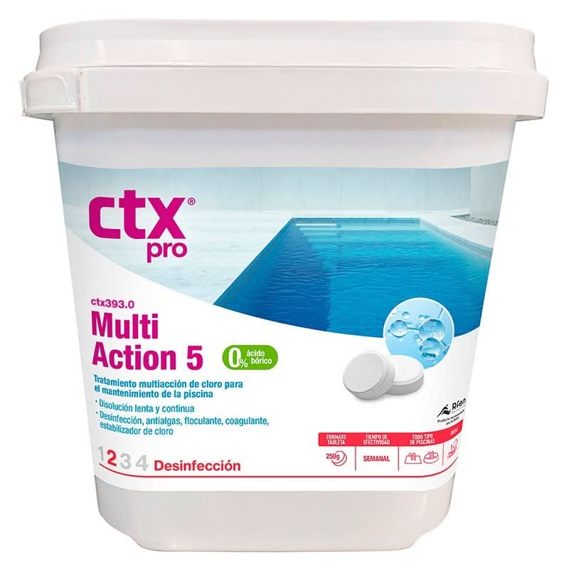 Cloro Multiacción CTX - 393 Tabletas 0% Borico - BricoandPool