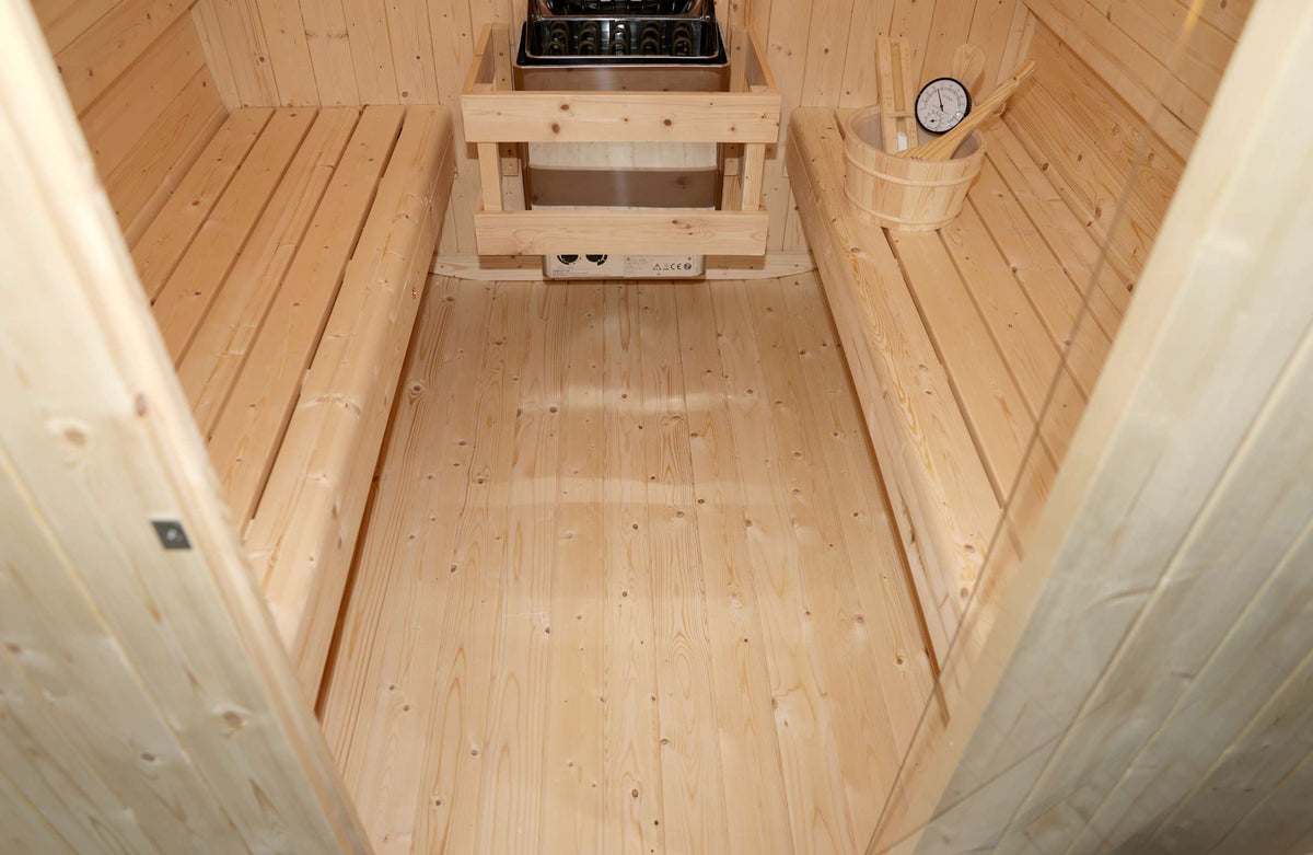 Sauna da esterno per giardino per 4-5 persone