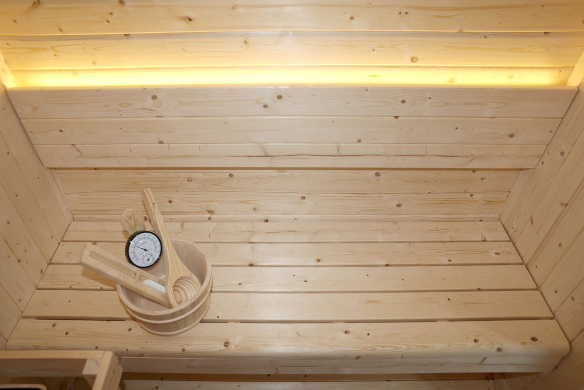 Sauna da esterno per giardino per 4-5 persone