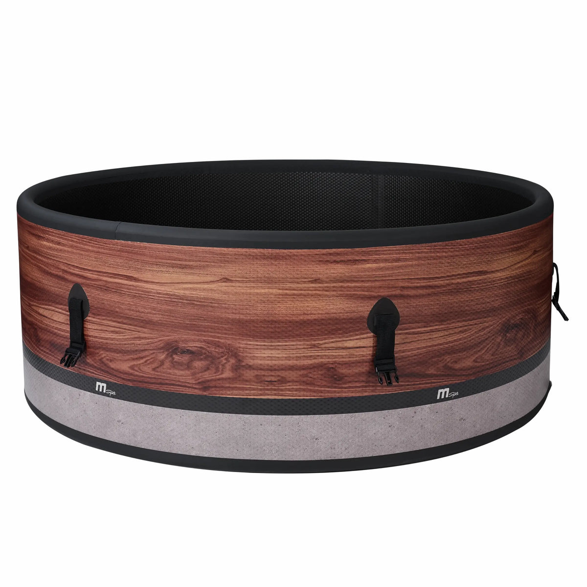 MSpa - Pack idromassaggio gonfiabile Duet-Eco 4-6 posti + Set mobili in rattan (rotondo)