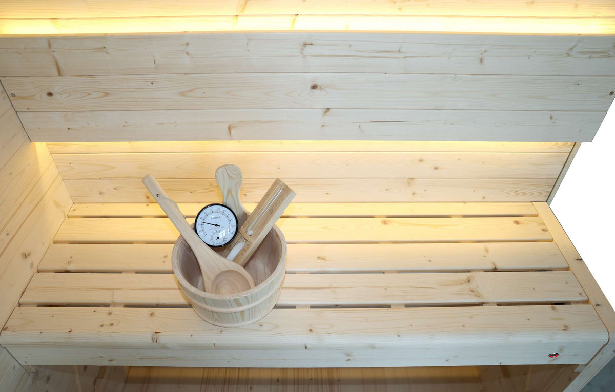 Sauna finlandese da interno per 3-4 persone