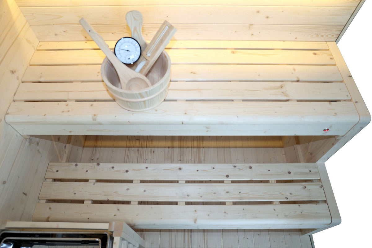 Sauna finlandese da interno per 3-4 persone