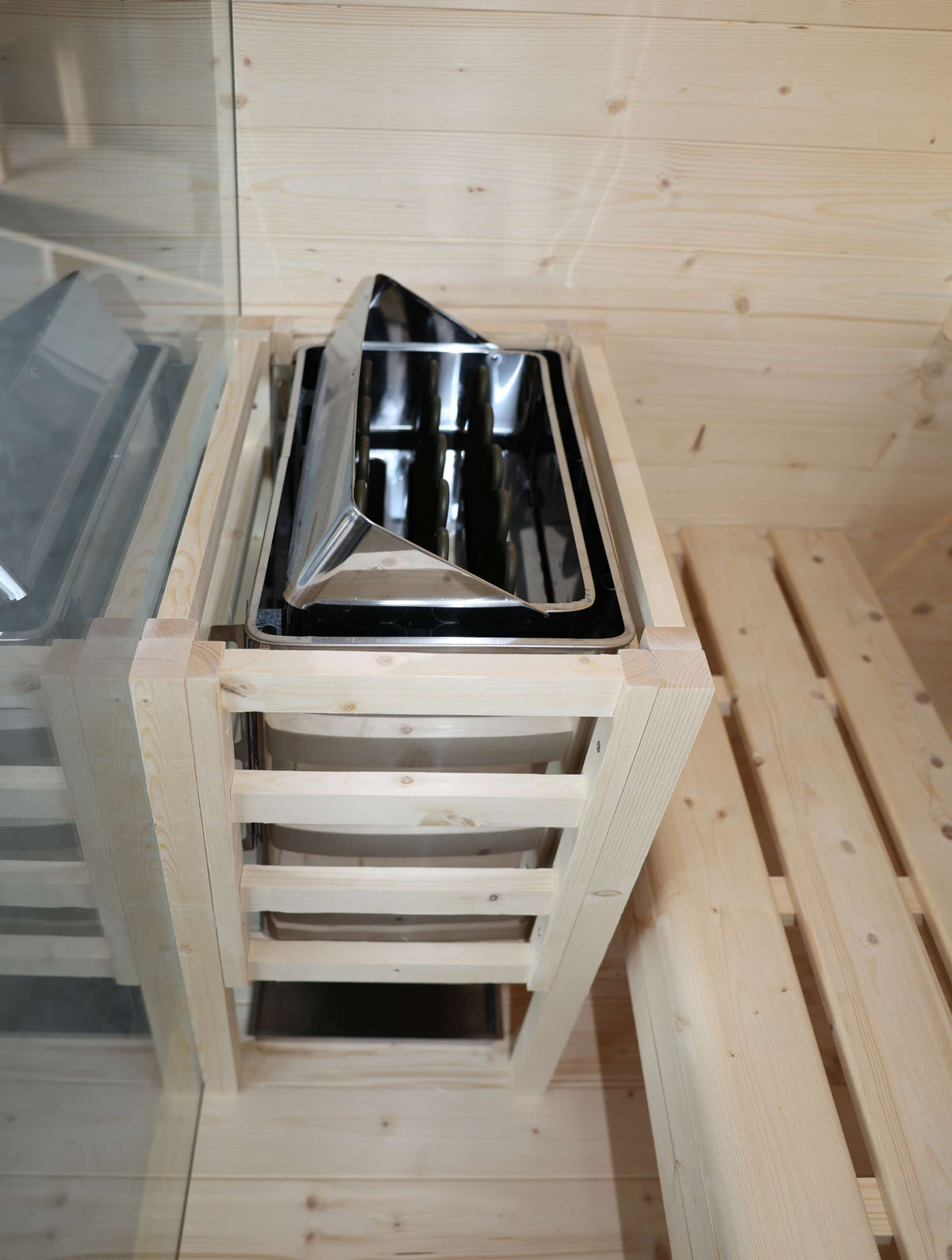 Sauna finlandese da interno per 3-4 persone