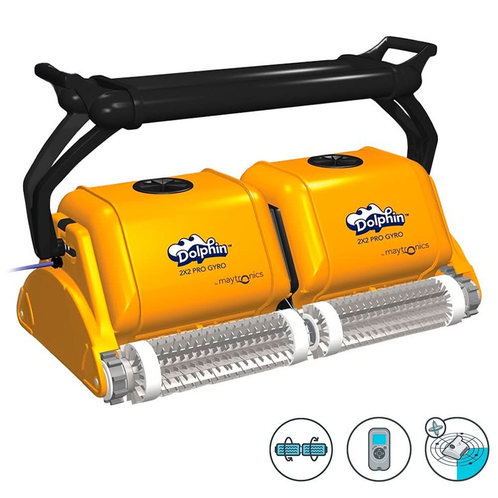 Dolphin - 2X2 Pro - Gyro robot de piscina limpiafondos MAY - 200 - 0052 - BricoandPool