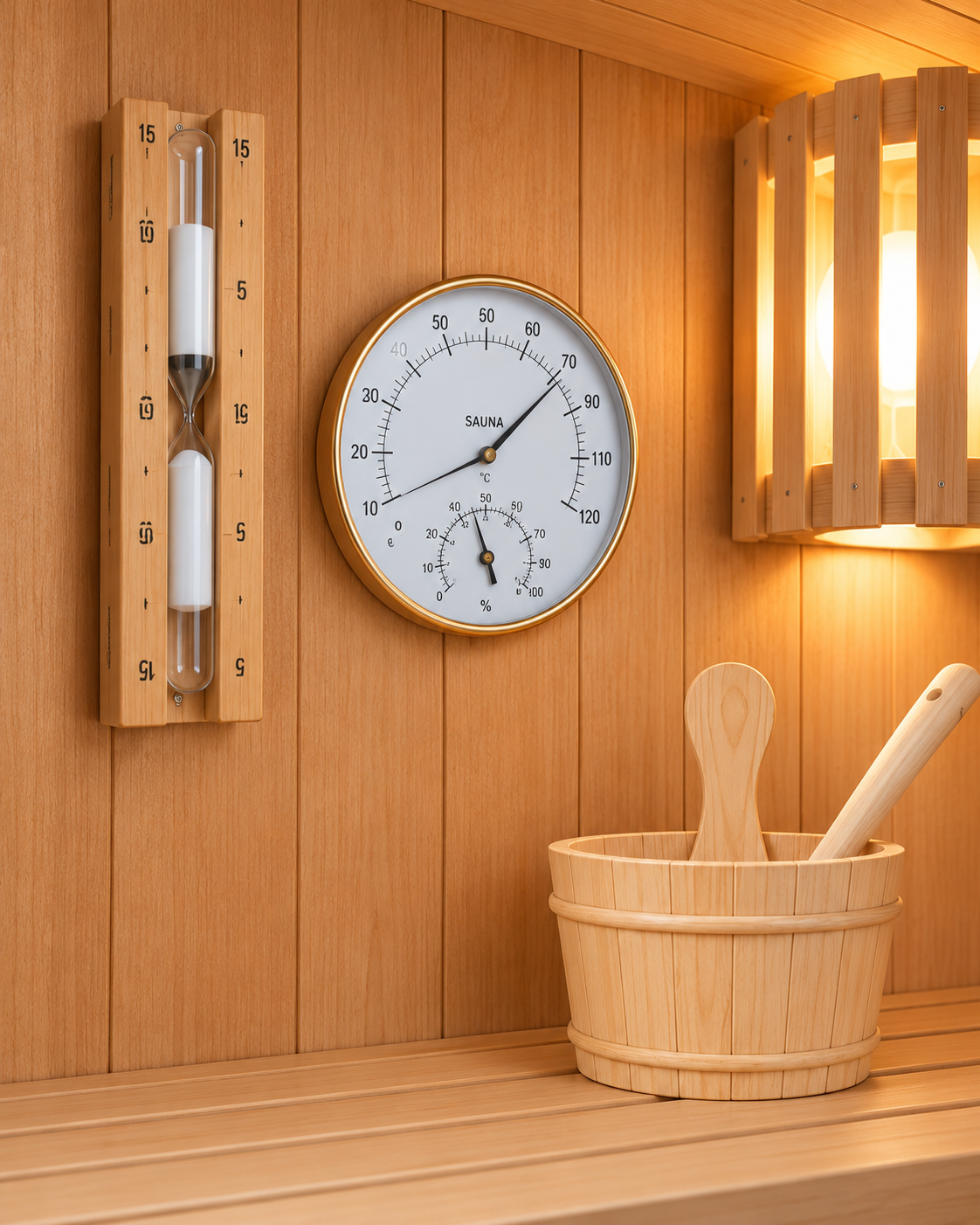 Sauna Finlandesa para casa 3 Personas - detalle
