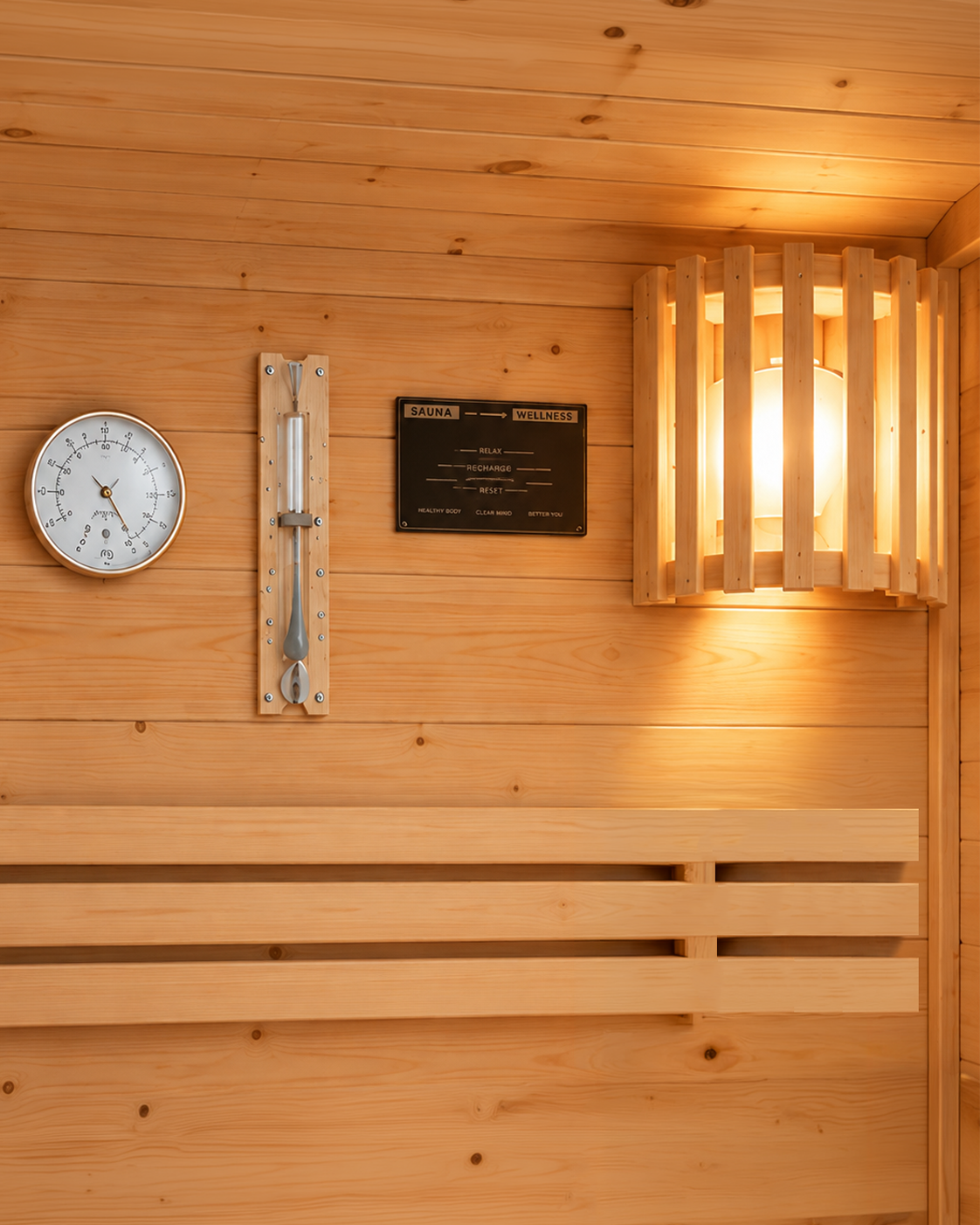 Sauna Finlandesa para Casa 2 Personas - detalle