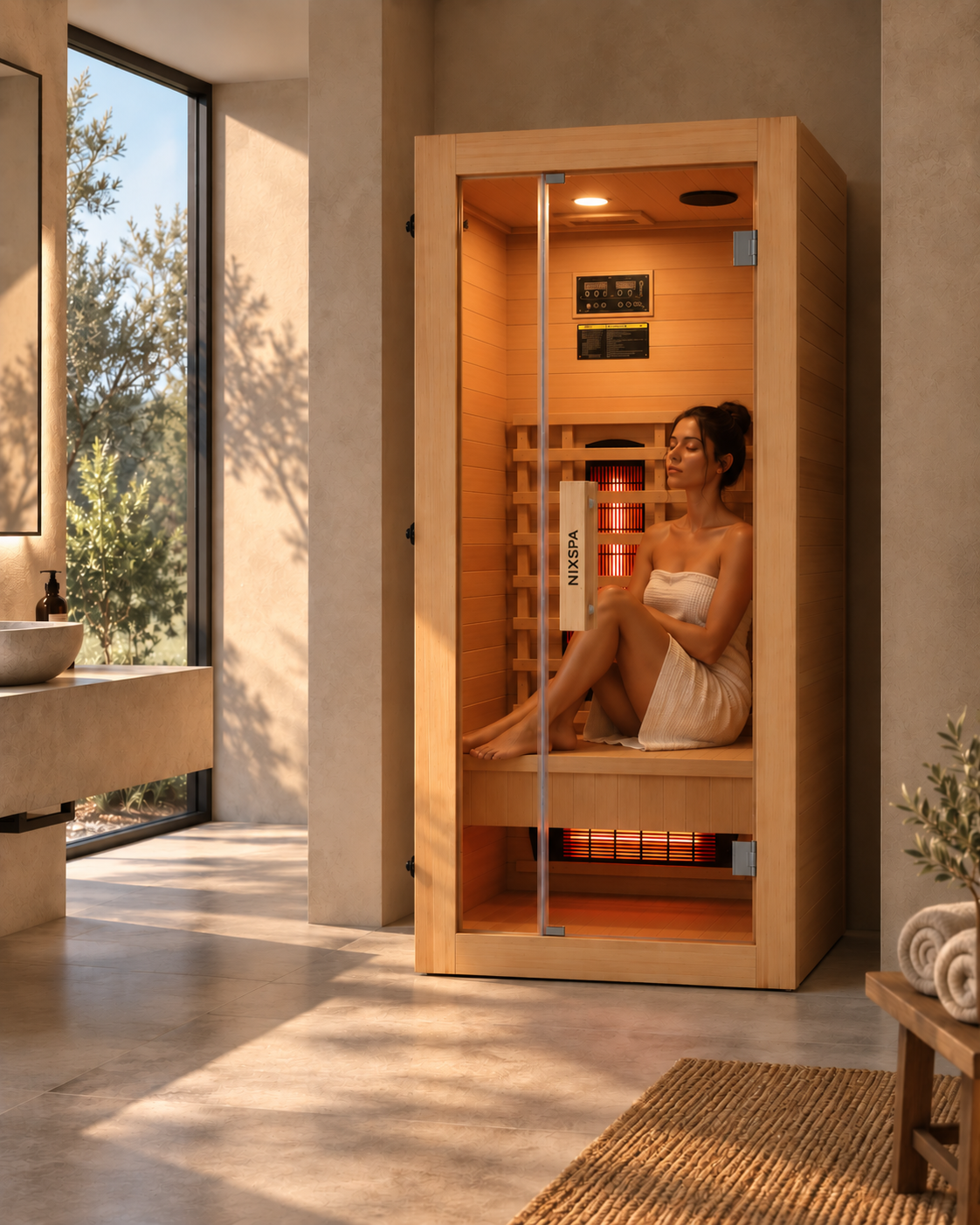 Sauna de infrarrojos para casa individual - ambiente