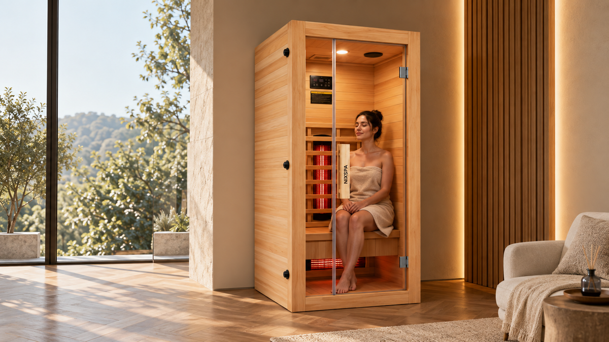 Sauna de infrarrojos para casa individual - ambiente