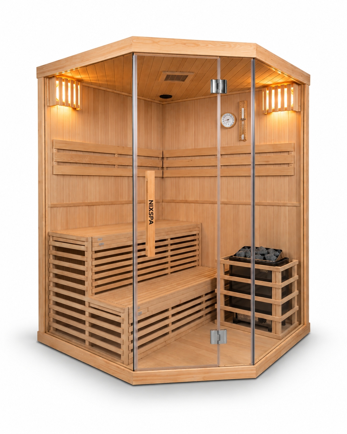 Sauna Finlandesa para casa Esquina 4-5 personas