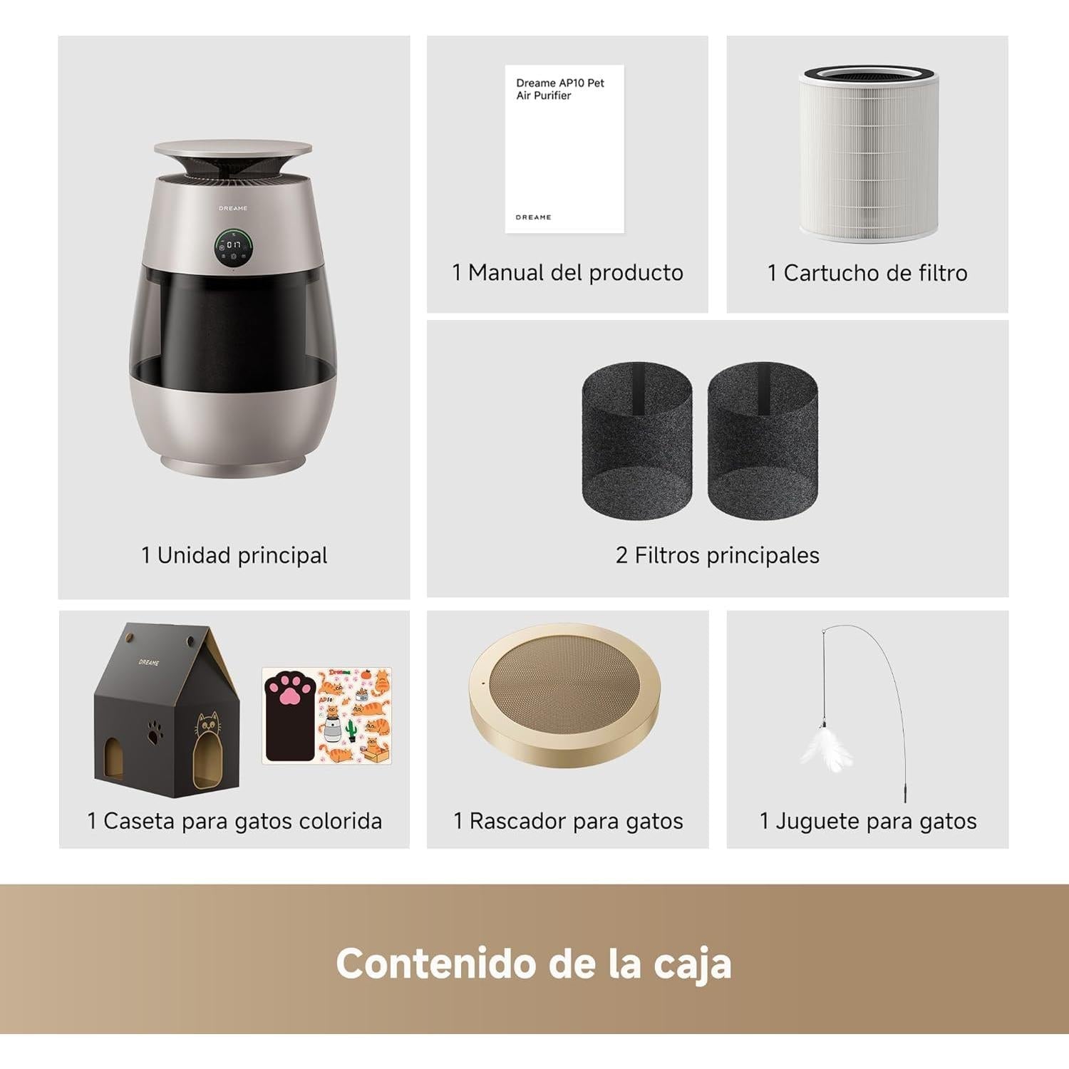Dreame – AP10 purificador de aire para mascotas - BricoandPool
