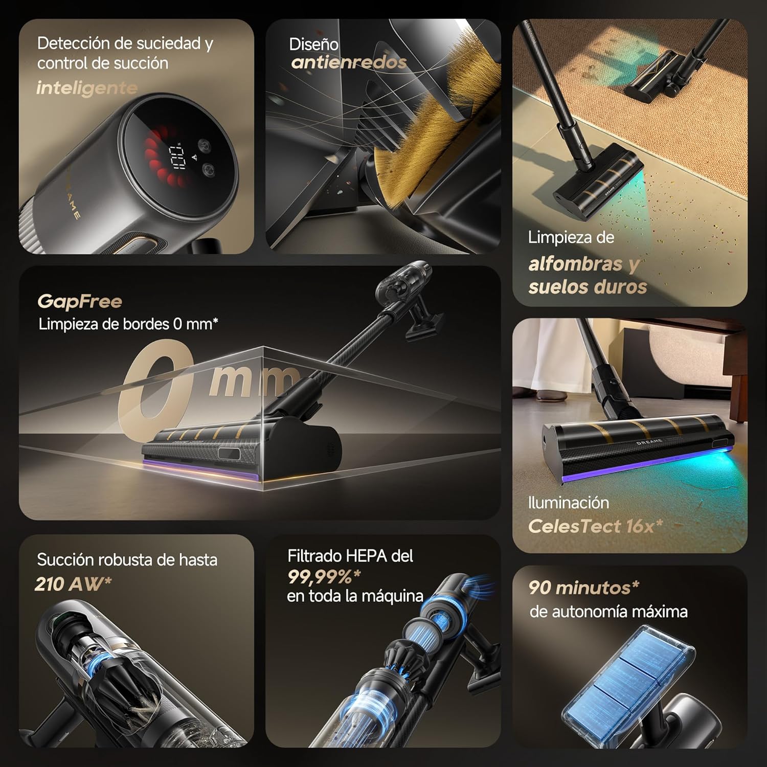 Dreame – V20 aspirador sin cable - BricoandPool